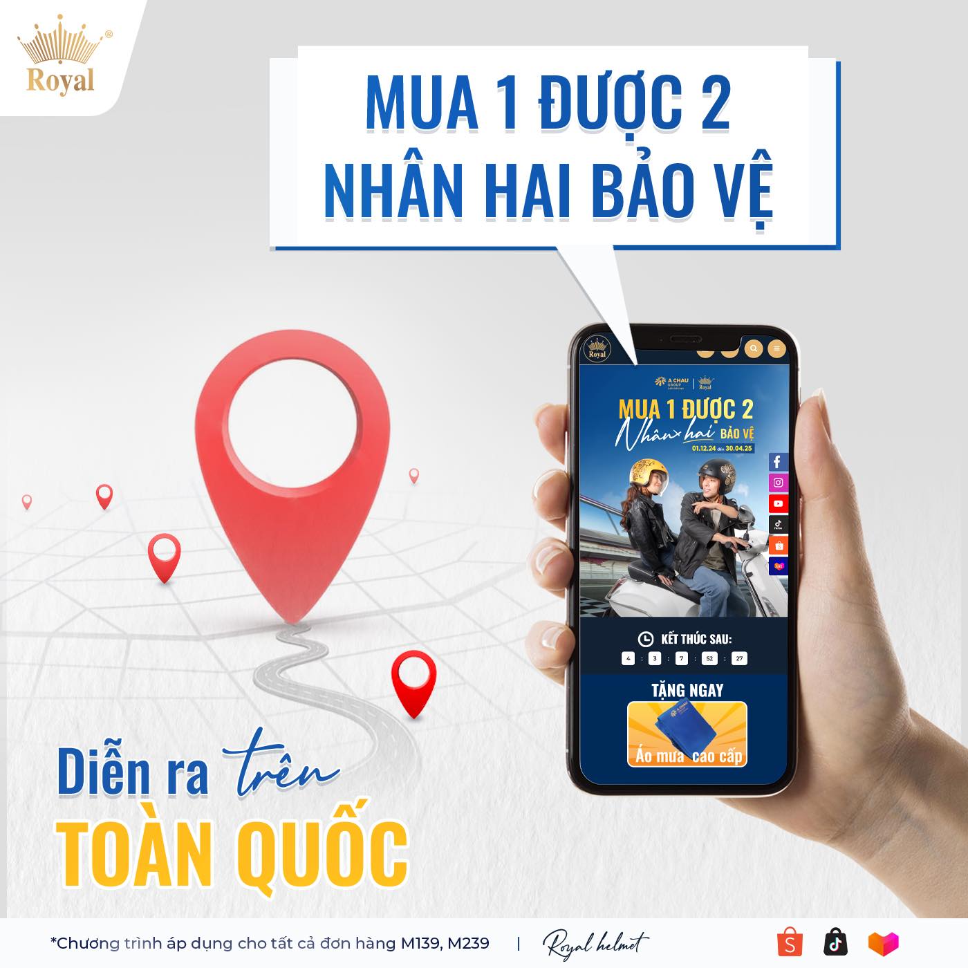 mua 1 được 2 nhân đôi bảo vệ