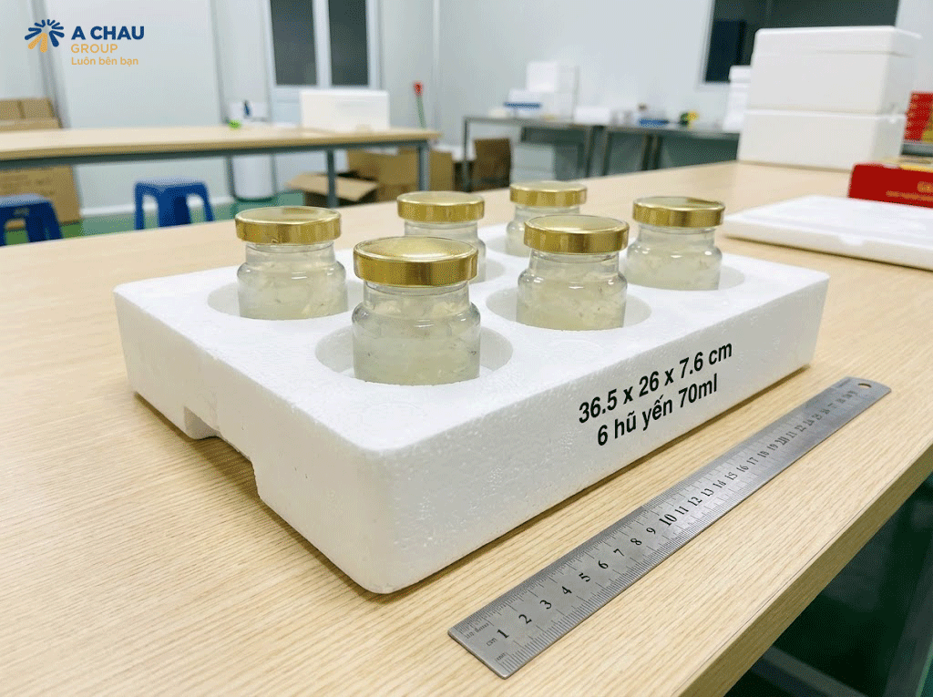 Khay mốp xốp đựng yến size đại 