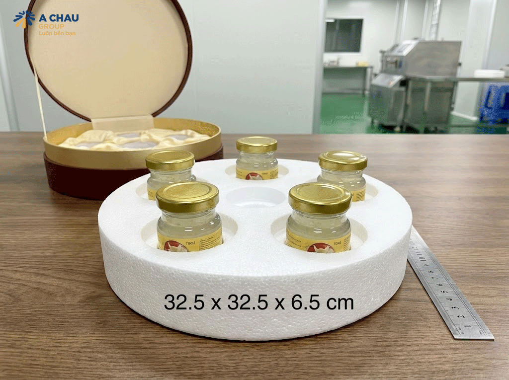 Khay xốp yến size tròn, đa dạng hộp quà tặng