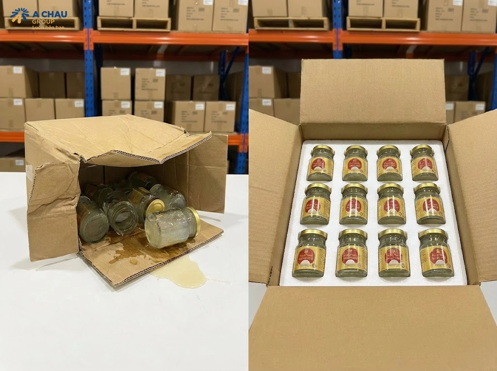 Cố định yến sào trong quá trình vận chuyển