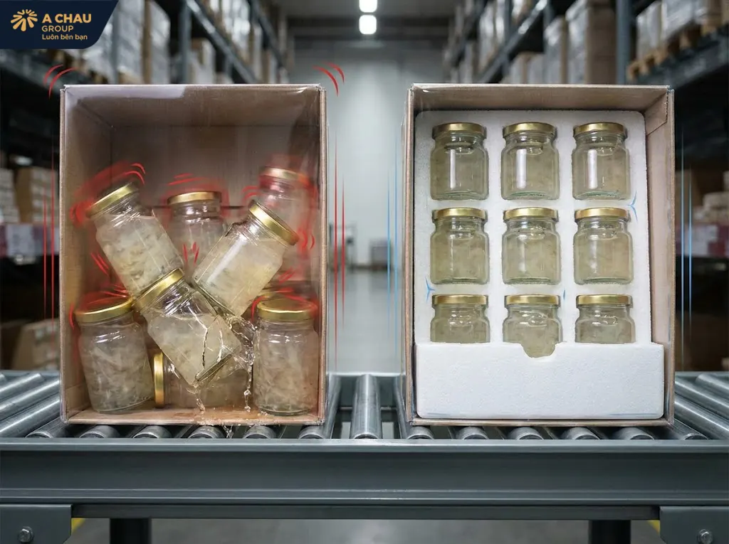 Hạn chế tối đa rung lắc khi vận chuyển với khay yến xốp EPS 