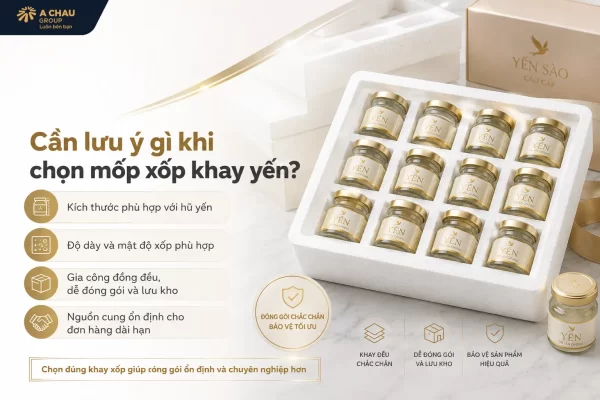 Chọn đúng khay xốp giúp đóng gói ổn định và chuyên nghiệp hơn