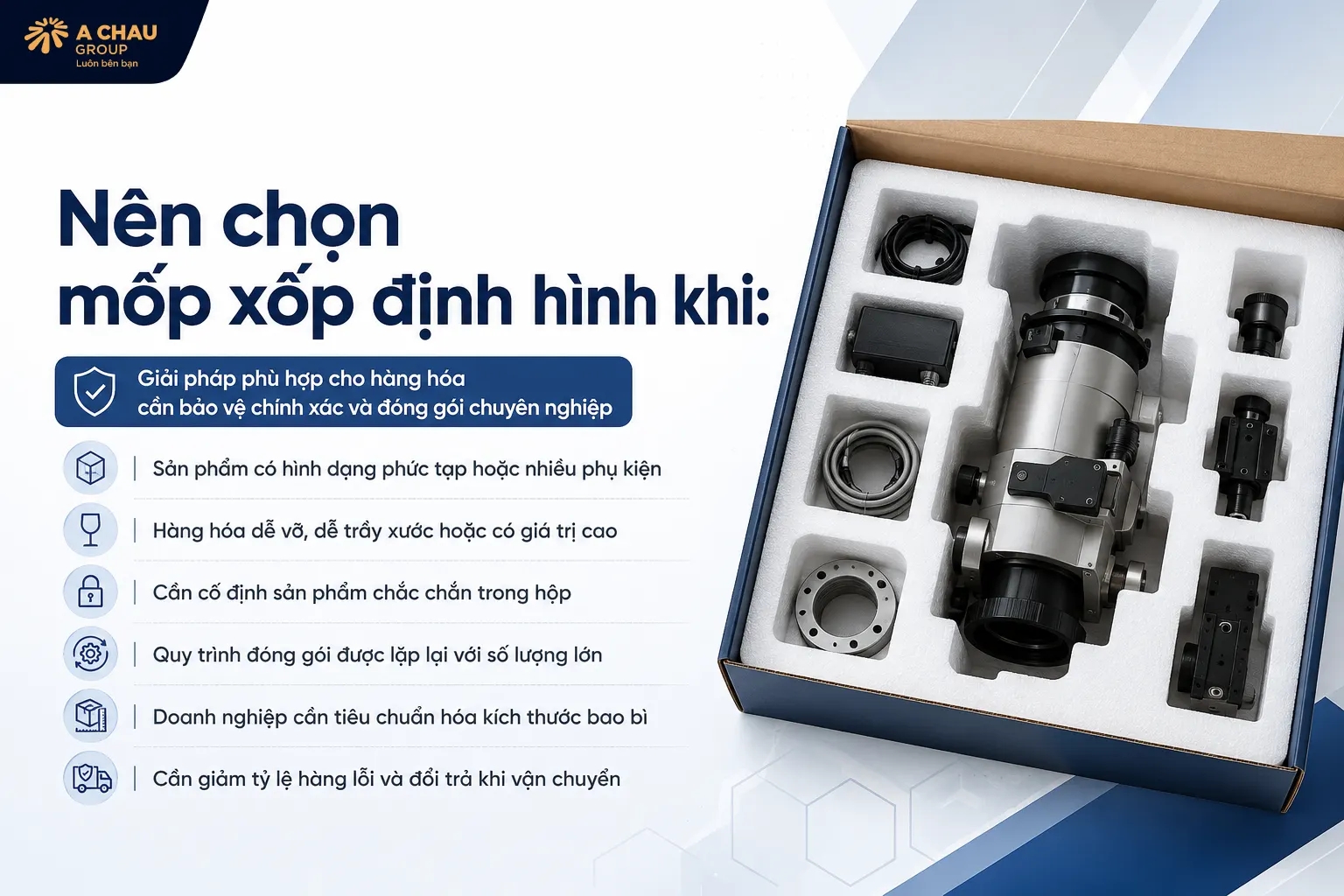 Khi nào doanh nghiệp nên ưu tiên sử dụng mốp xốp định hình?