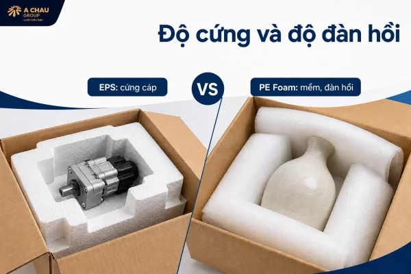 Khác nhau về độ cứng và độ đàn hồi