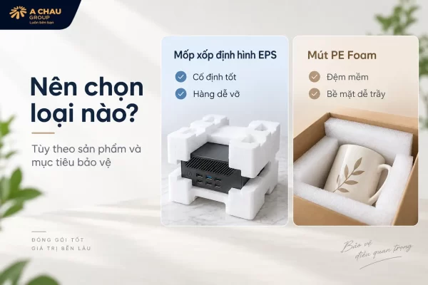 Nên chọn mút xốp PE Foam hay mút xốp định hình